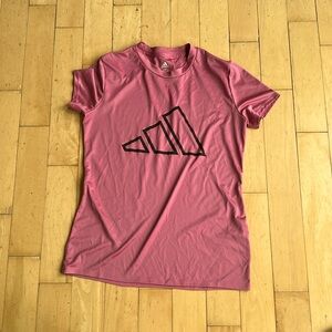 Rose, gold, silky, exercise T-shirt